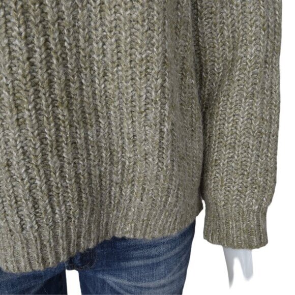 Zara Knit Oversized Turtleneck Sweater Chunky Knit Size Large - Picture 5 of 10